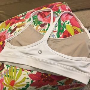 Lululemon White Sports Bra